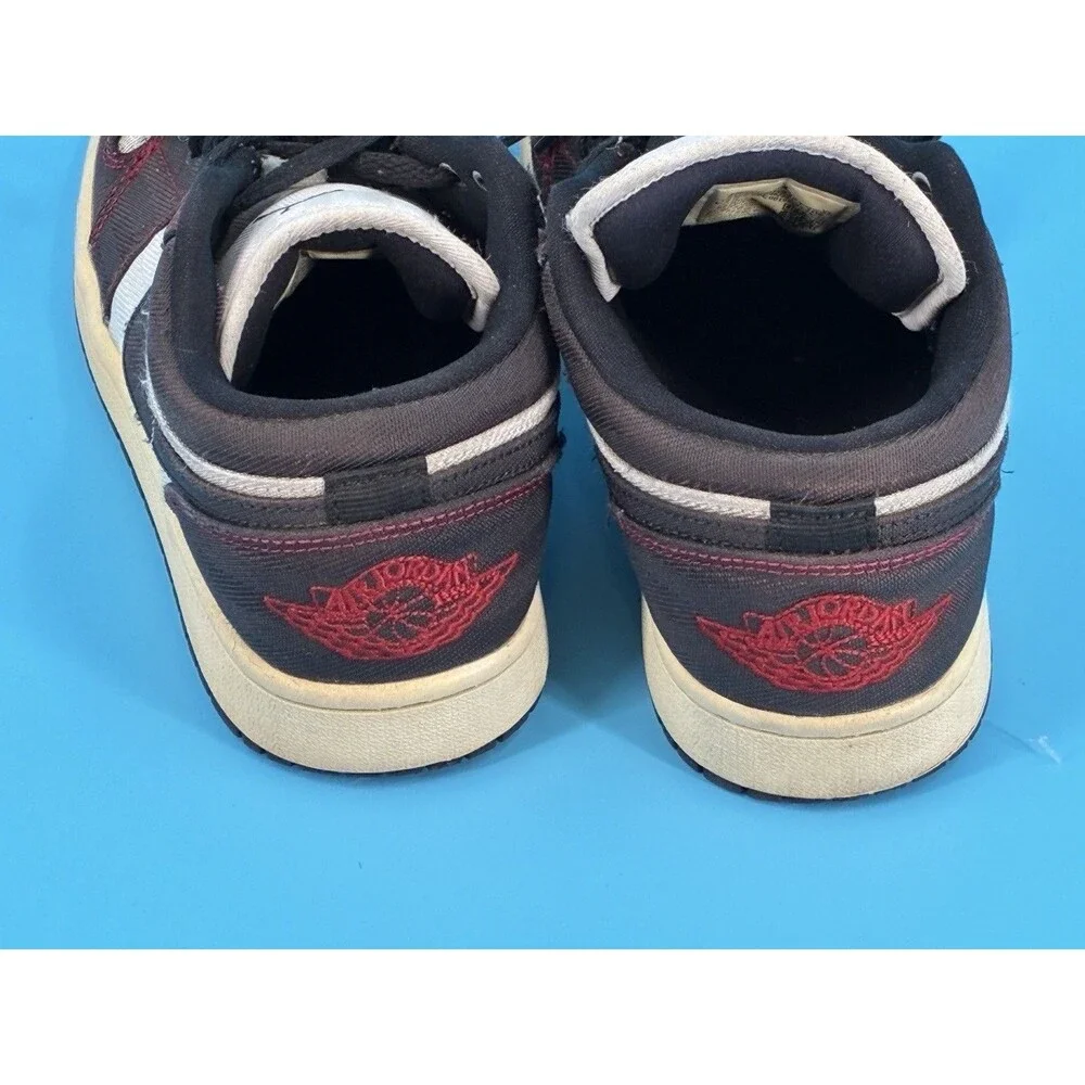 Nike Air Jordan 1 Low SE Utility Womens 7.5 White Black Red DD9337-106